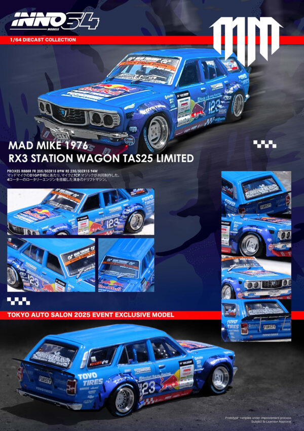 Mad Mike '76 Mazda RX3 Station Wagon (Tokyo Auto Salon 2025 Special Edition - 2025)