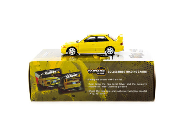 Mitsubishi Lancer GSR Evolution III with Tarmac Cards (Global64: Yellow - 2024)