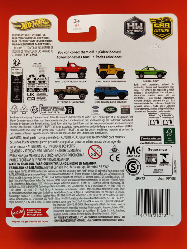 Subaru BRAT (Car Culture 2025 - HW Off Road)