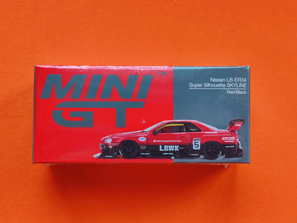 Nissan LB-ER34 Super Silhouette Skyline (Red/Black, RHD - 2025)