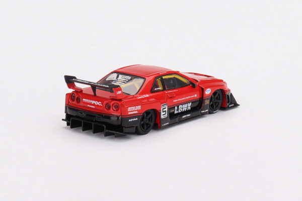 Nissan LB-ER34 Super Silhouette Skyline (Red/Black, RHD - 2025)