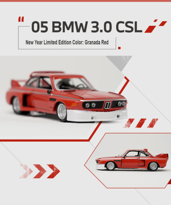 BMW CSL 3.0 (BMW Collection Series: New Year Limited Edition, Granada Red - 2025)