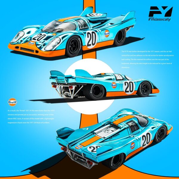 Porsche 917 KH (Gulf Blue Electroplating Version - 2024)