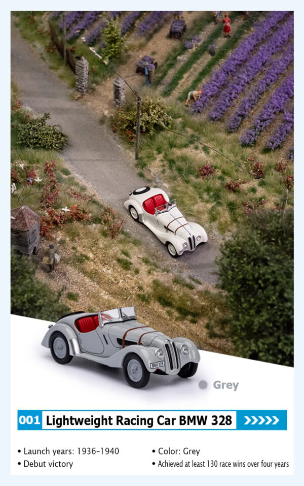 BMW 328 (BMW Collection Series: Grey - 2024)