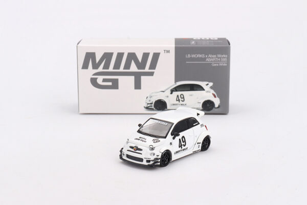 LB-WORKS x Abas Works ABARTH 595 (Gara White, LHD - 2025)