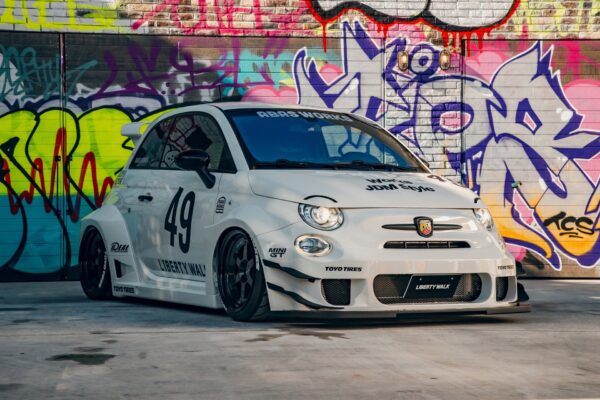 LB-WORKS x Abas Works ABARTH 595 (Gara White, LHD - 2025)