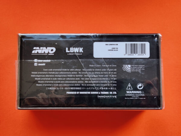 LBWK Ferrari F40 *CHASE* (Chrome Black - 2025)