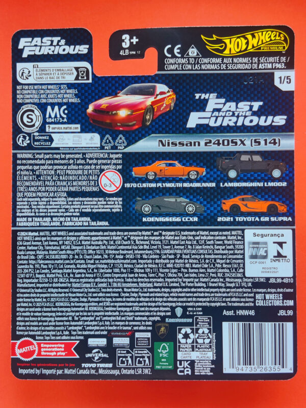 Nissan 240SX (S14) (Fast & Furious Premium Series: Mix 3 - 2025)