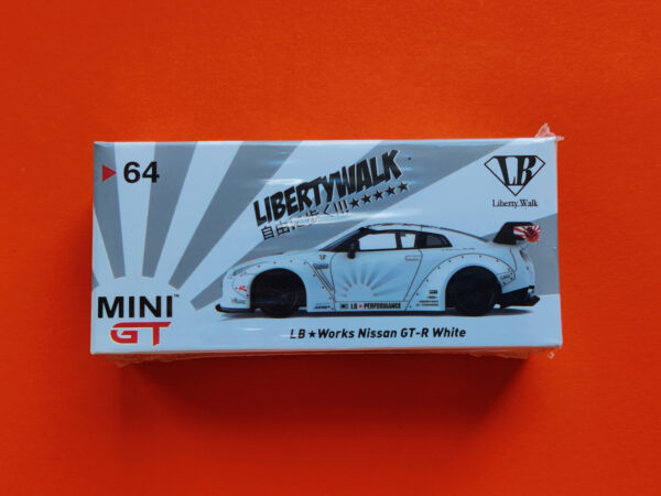 LB★WORKS Nissan GT-R R35 (Type 1, Rear Wing ver. 1+2, White, RHD - 2019)