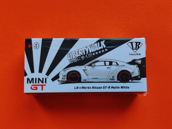 LB★WORKS Nissan GT-R R35 (Type 1, Rear Wing ver. 1, Matte White, RHD - 2019)